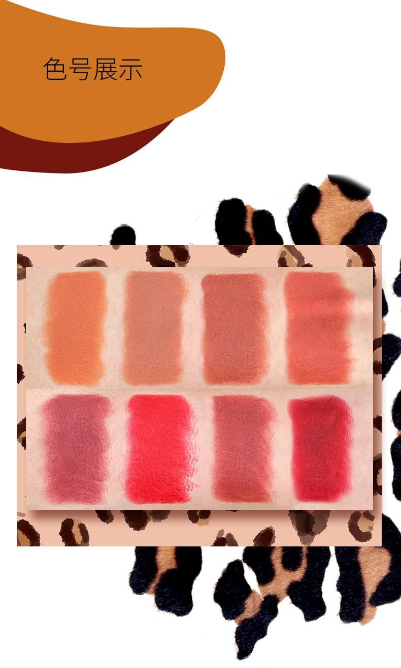 Leopard Velvet Texture Lipstick Matte Silky Touch Nude Lip Makeup Long lasting Waterproof Easy To Wear Pigmented Lip Cosmetics