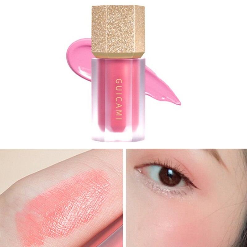 Waterproof Liquid Blush Matte Peach Juice Makeup Blush Contour Cheek Make Up Blush Cream Asian Cosmetic Blusher
