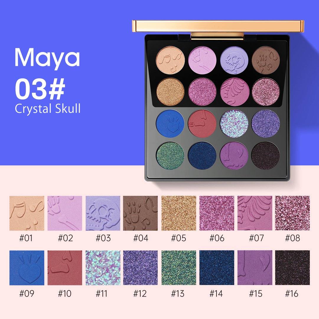 ZEESEA Maya Eyeshadow Palette 16 Shades New Color