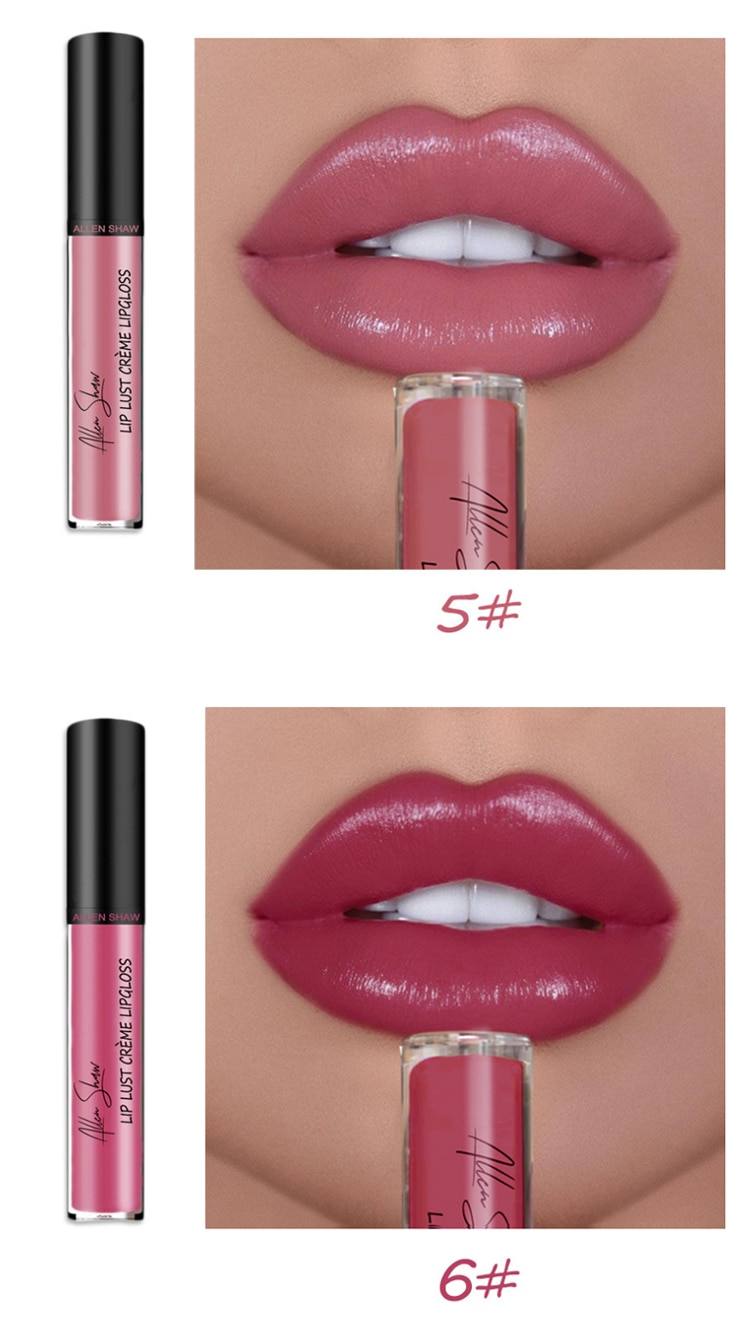 12 Colors Sexy Women Lipstick Waterproof Long Lasting Moist Lip Gloss Vivid & Rich Sexy Lip Makeup Cosmetic