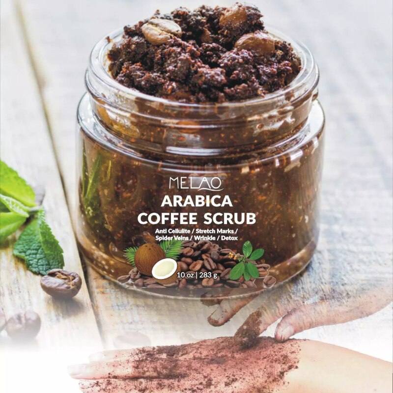 MEALO Body Arabica Coffee Scrub Brightening Smooth Exfoliating For Stertch Marks