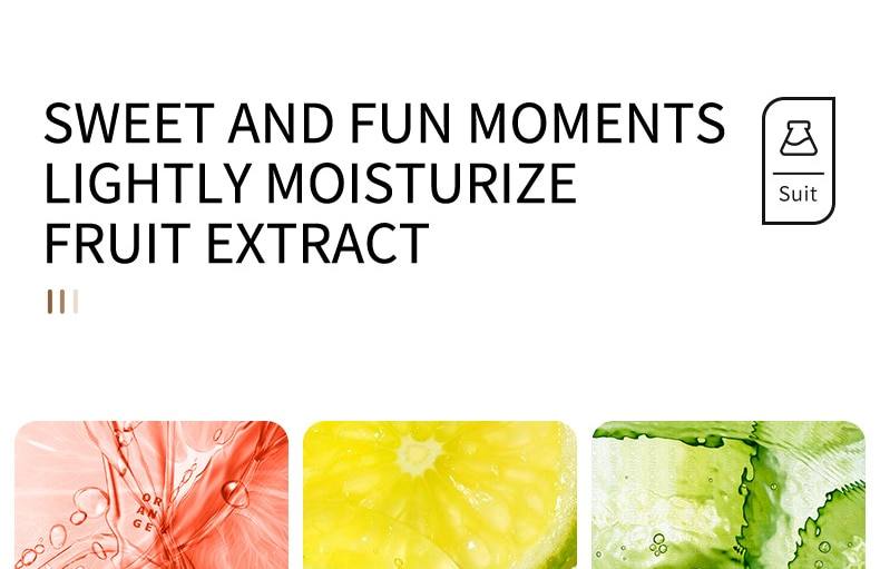 5Pcs/Lot Fruit Plant Extract Fragrance Hand Cream Set