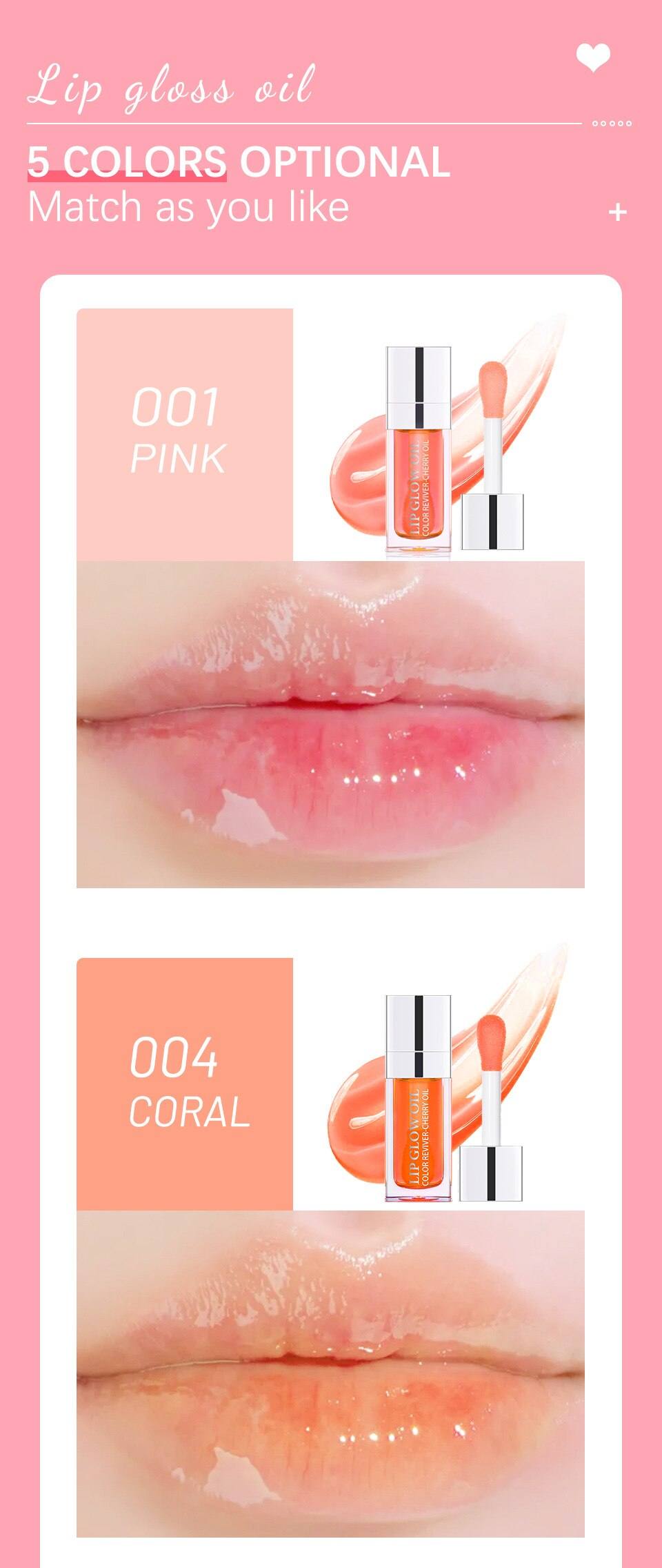 Clear Fashion 6ml Crystal Jelly Moisturizing Lip Oil