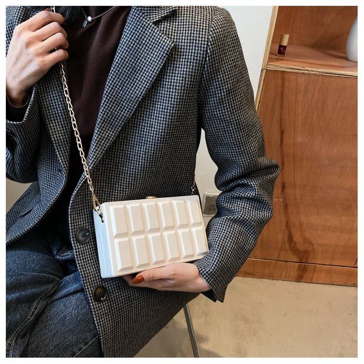 Vintage Box Shape Crossbody Bags for Women Fashion Shoulder Handbags and Purses Luxury Designer