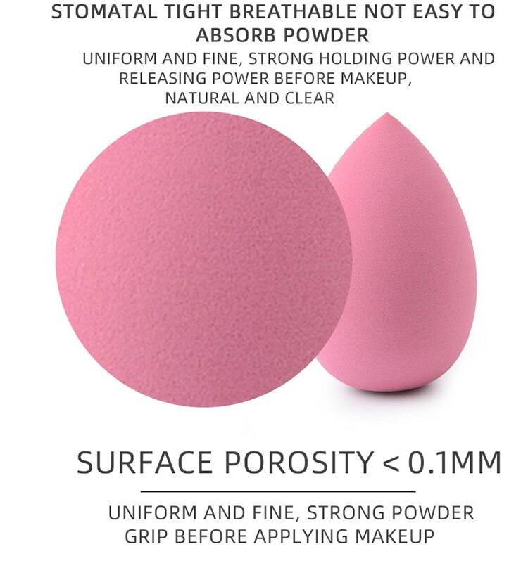 7 PCS Cosmetic Egg Smear Proof Makeup Super Soft Puff Set