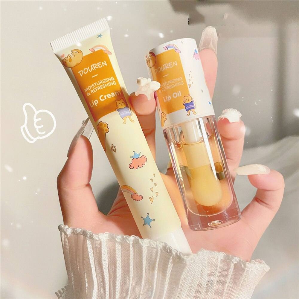 Milk Jelly Honey Lip Oil/Cream Set