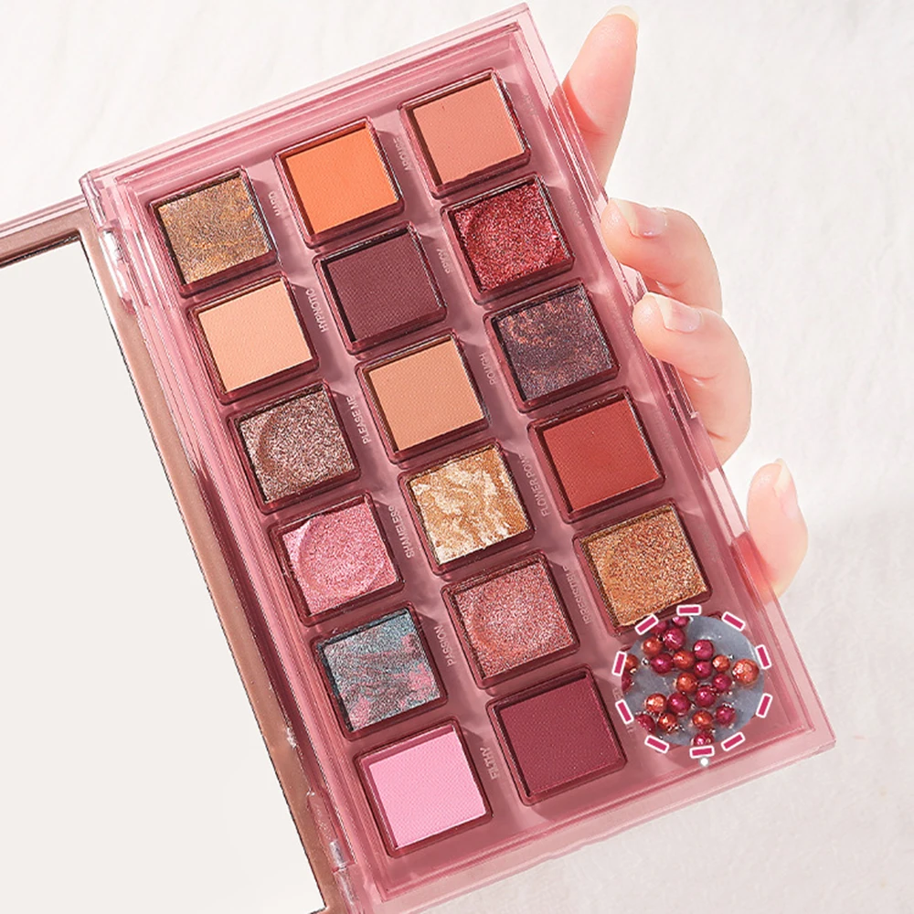18 Colors Pomegranate seeds Eyeshadow Palette