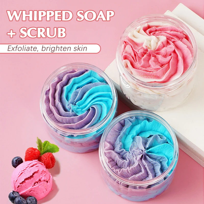 Whipped Bath Soap Cleansing Moisturizing Body Wash